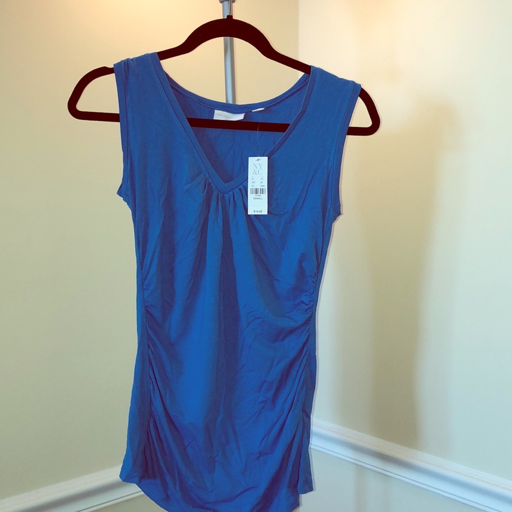 New with tags NY & Co blue stretch tank